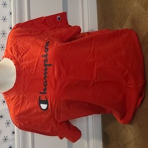 Mens Champiton T-Shirt Red